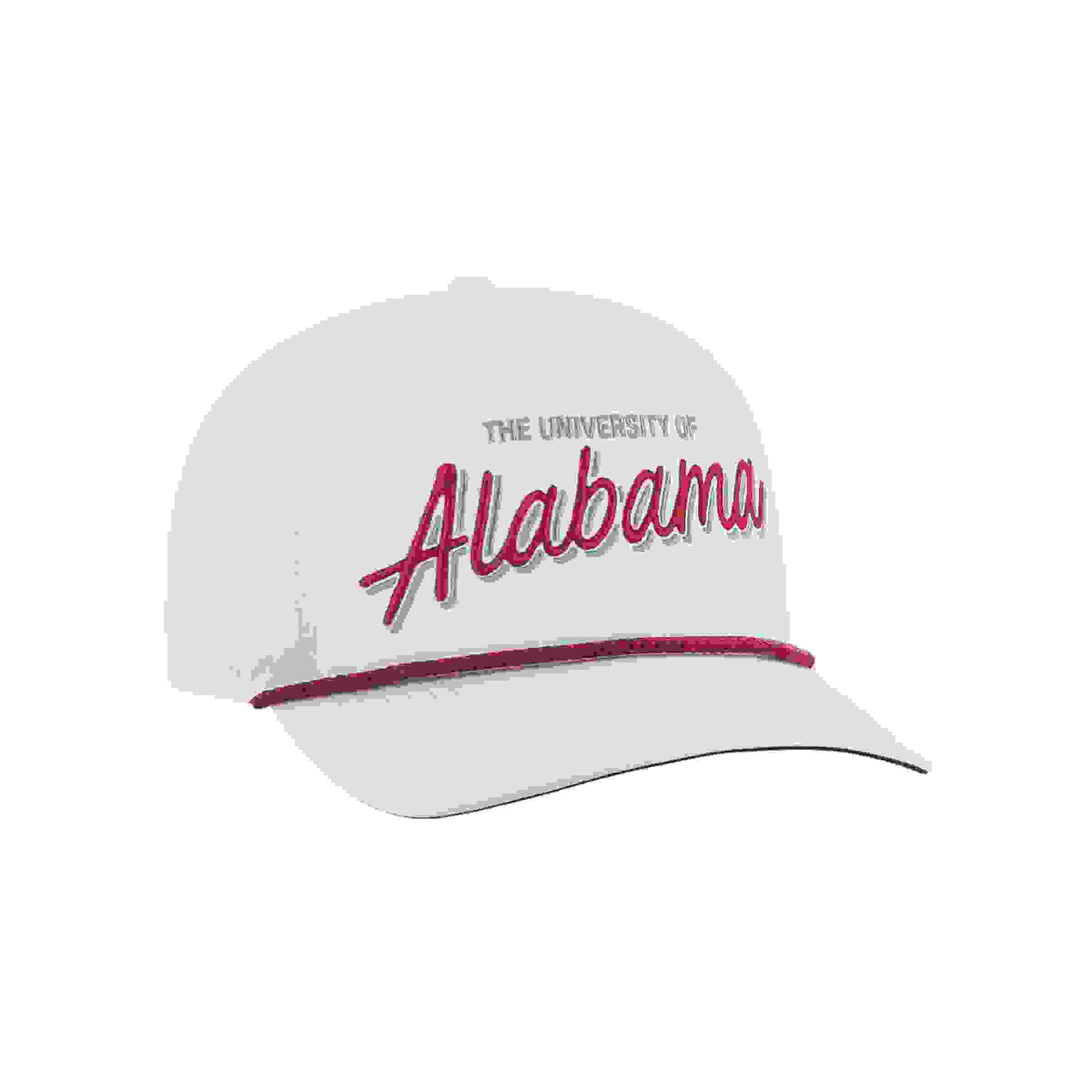 47 Alabama Crimson Tide Fairway Hitch White Snapback Hat